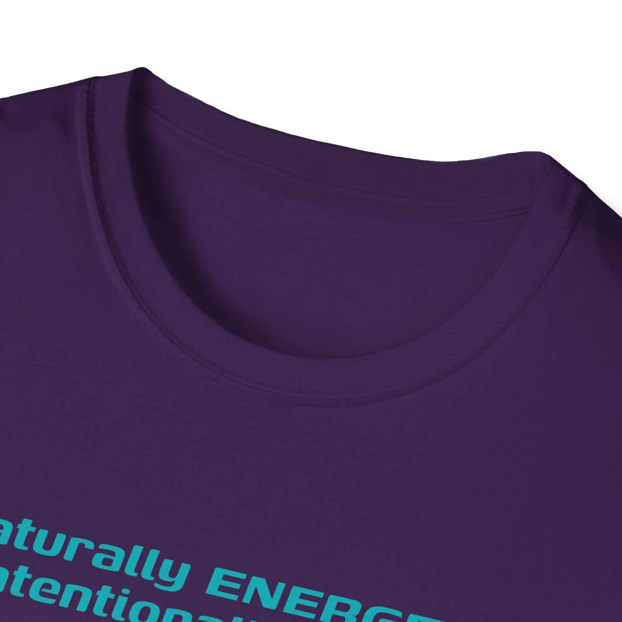 Naturally Energetic Eggplant Unisex Softstyle T-Shirt - Vibrant Purple