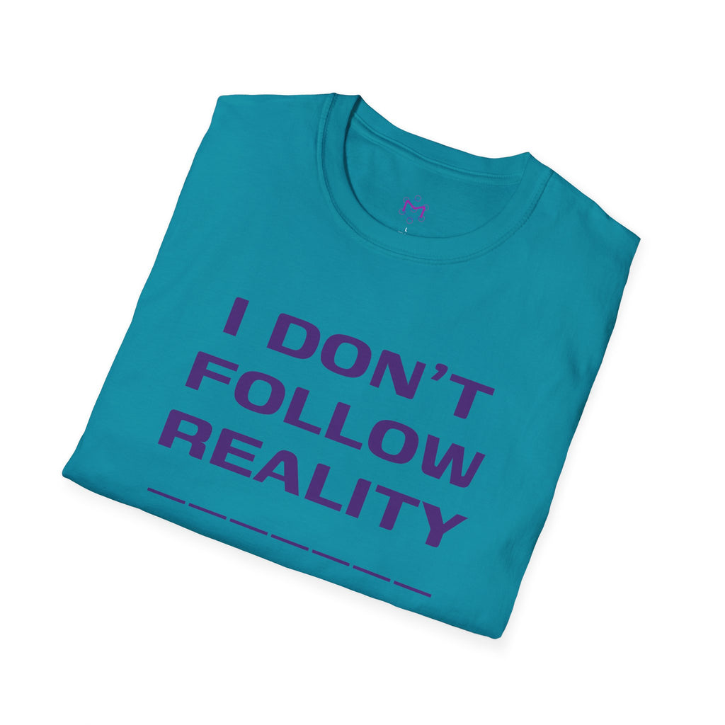 Rewrite Reality Teal Unisex Softstyle T-Shirt - Create Your Story