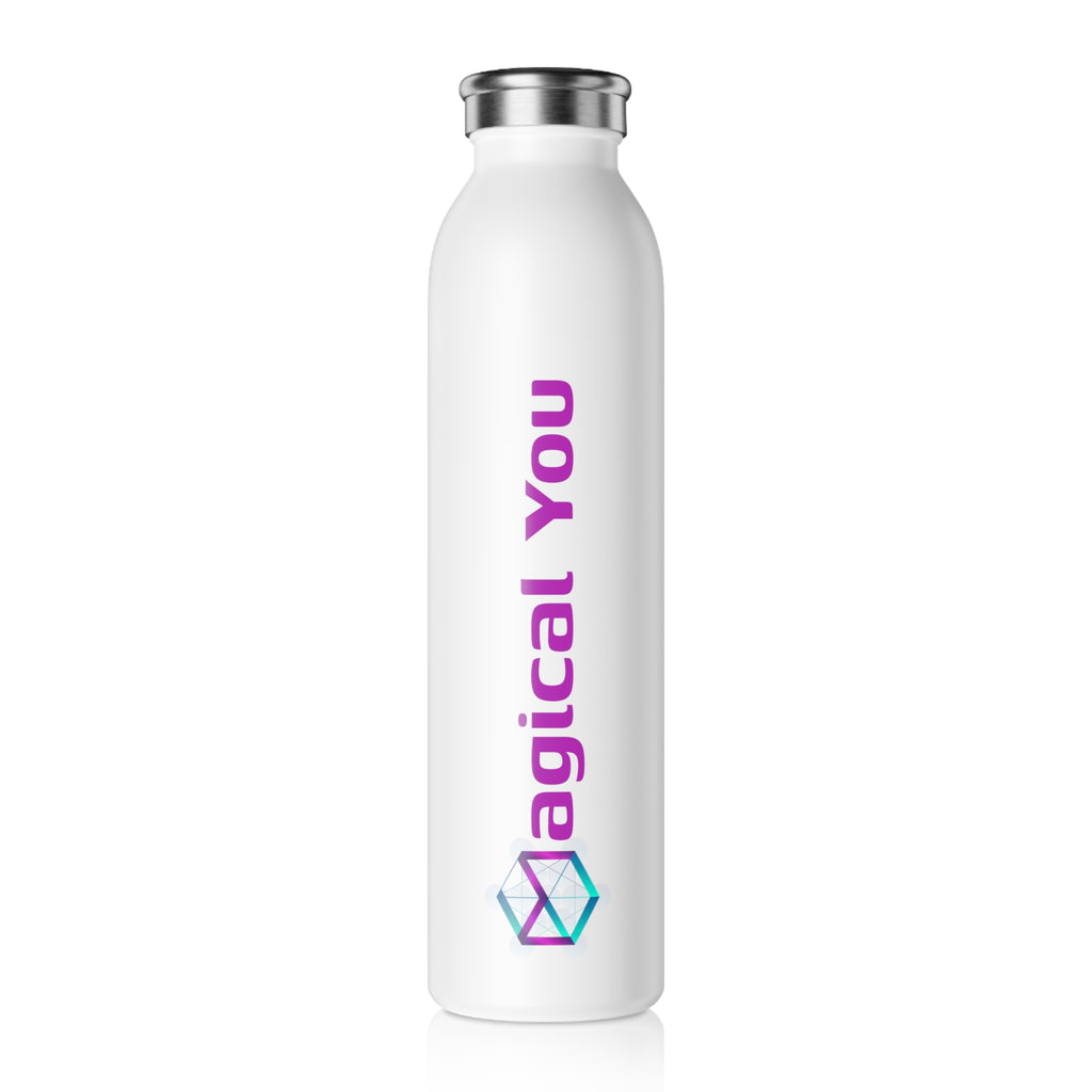Energetic H2O Slim Water Bottle 20oz - Insulated Stainless Steel