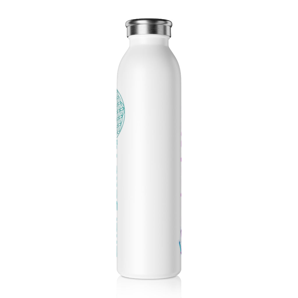 Energetic H2O Slim Water Bottle 20oz - Insulated Stainless Steel