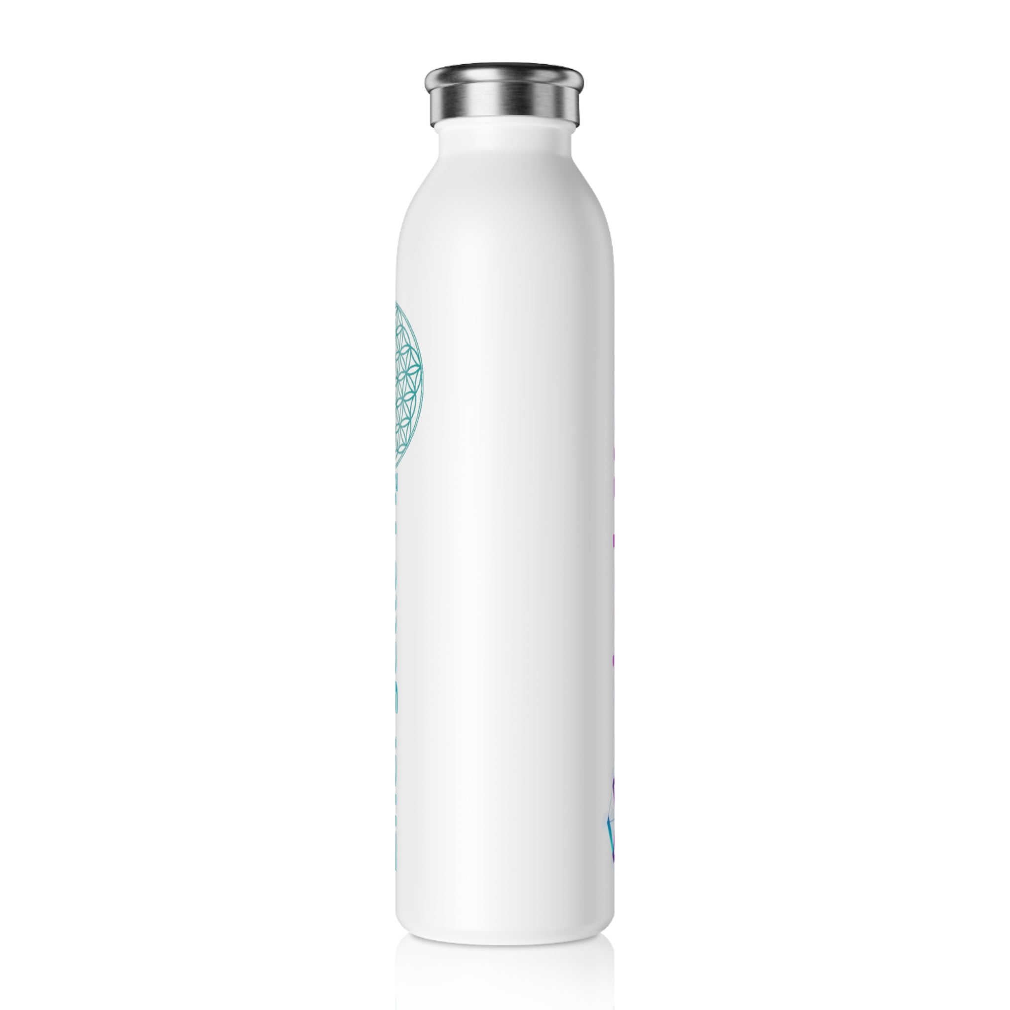 Energetic H2O Slim Water Bottle 20oz - Insulated Stainless Steel