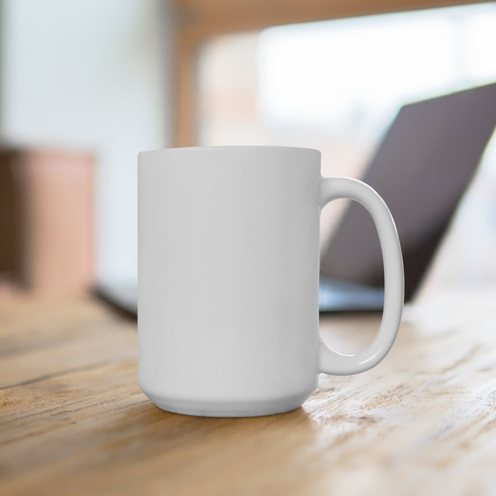 15oz Ceramic Mug - Durable White Coffee Mug