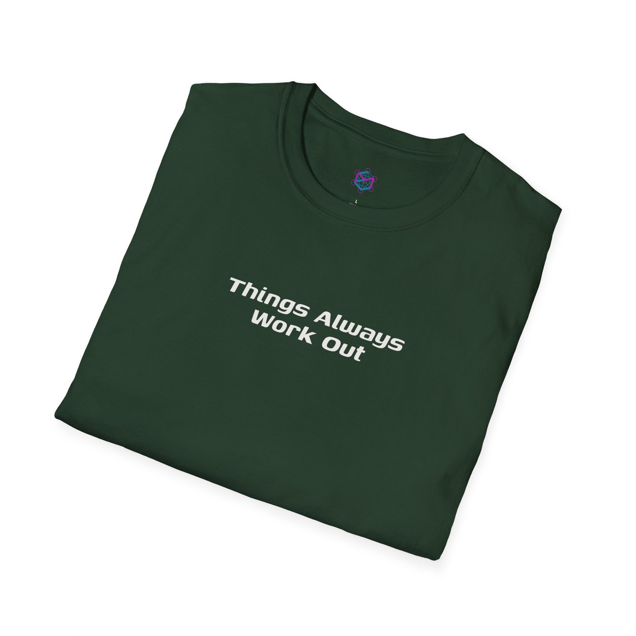 Things always work out Forest Green Unisex Softstyle T-Shirt