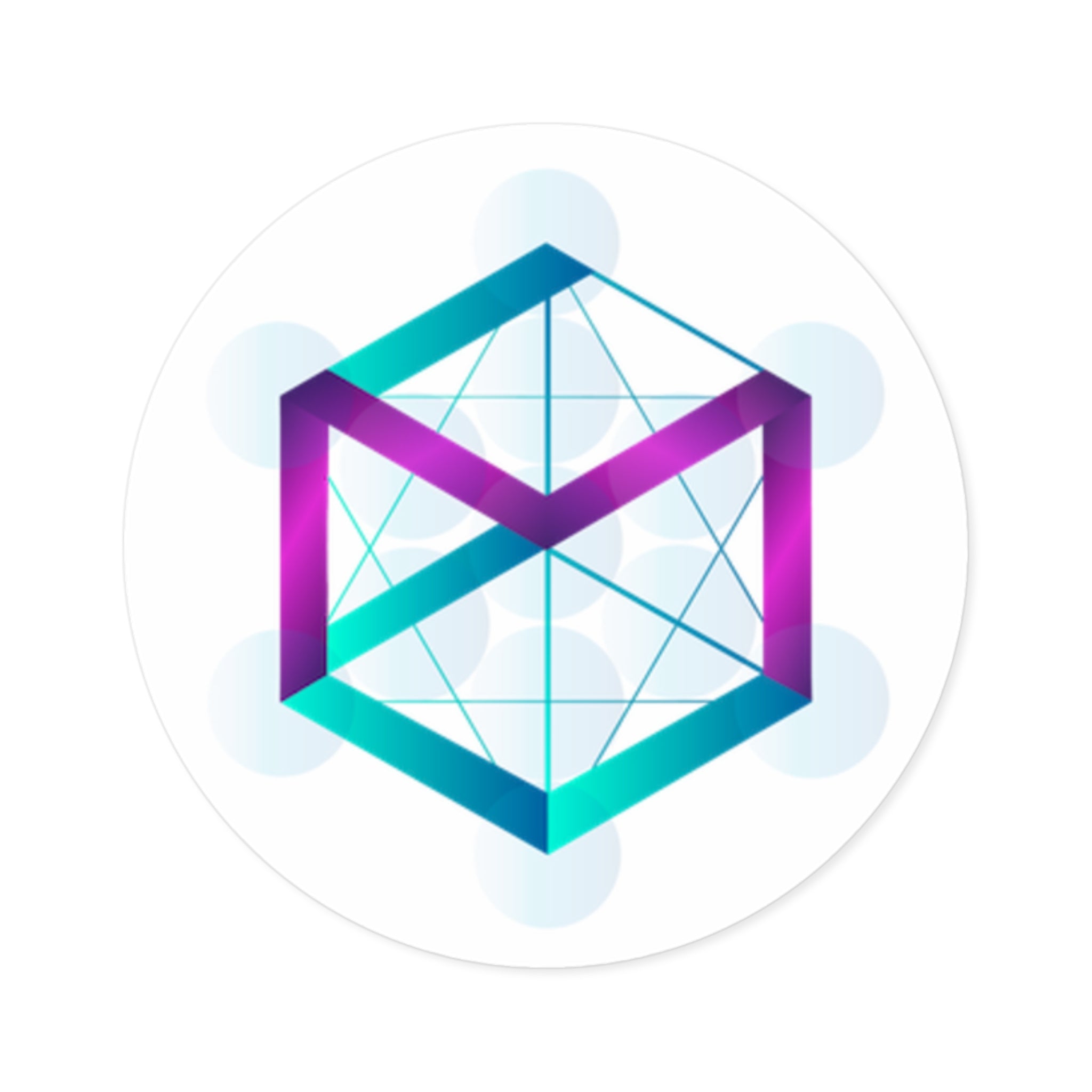 Logo Round Stickers - Premium Vinyl Indoor/Outdoor Stickers