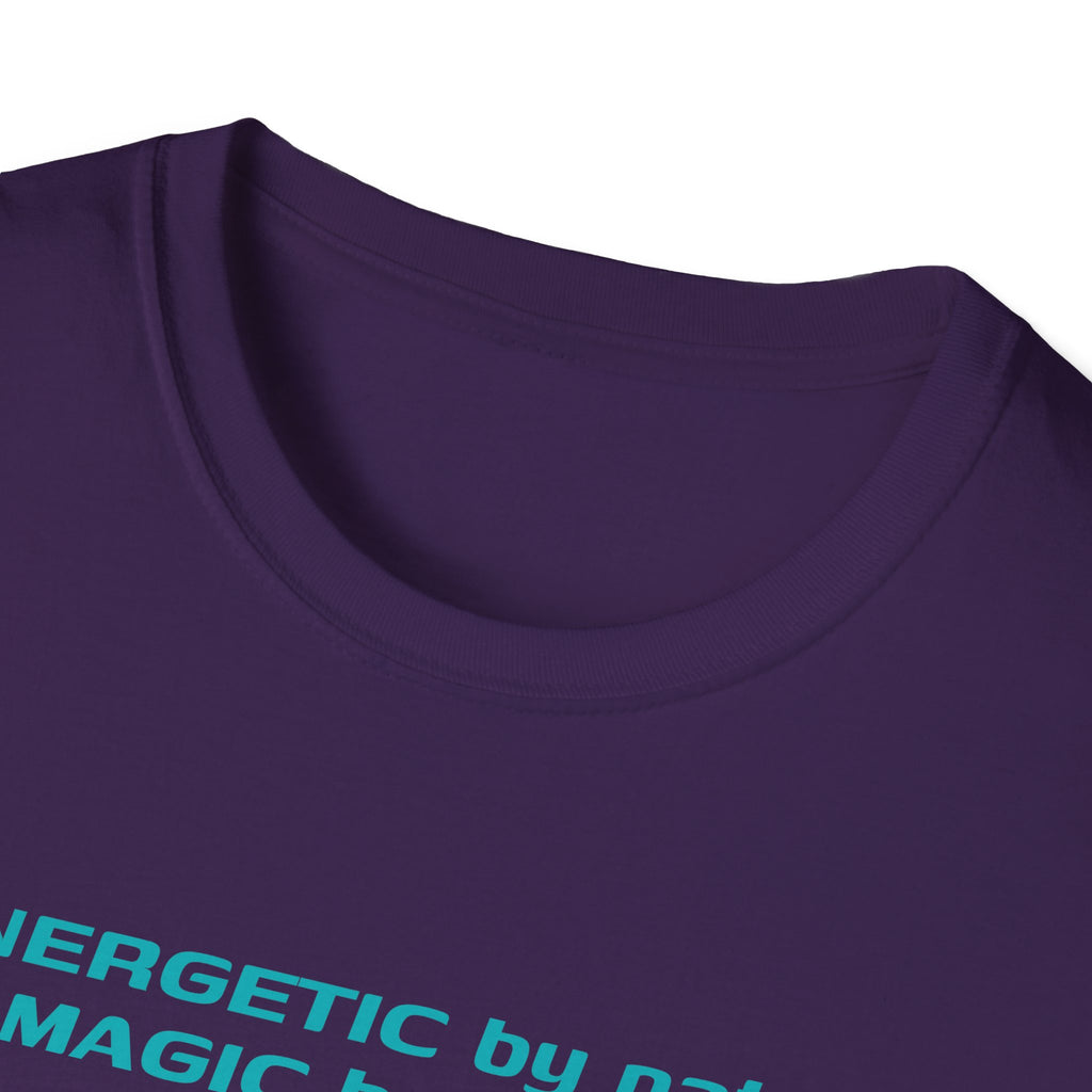 Energetic by Nature Eggplant Unisex Softstyle T-Shirt - Natural Vitality