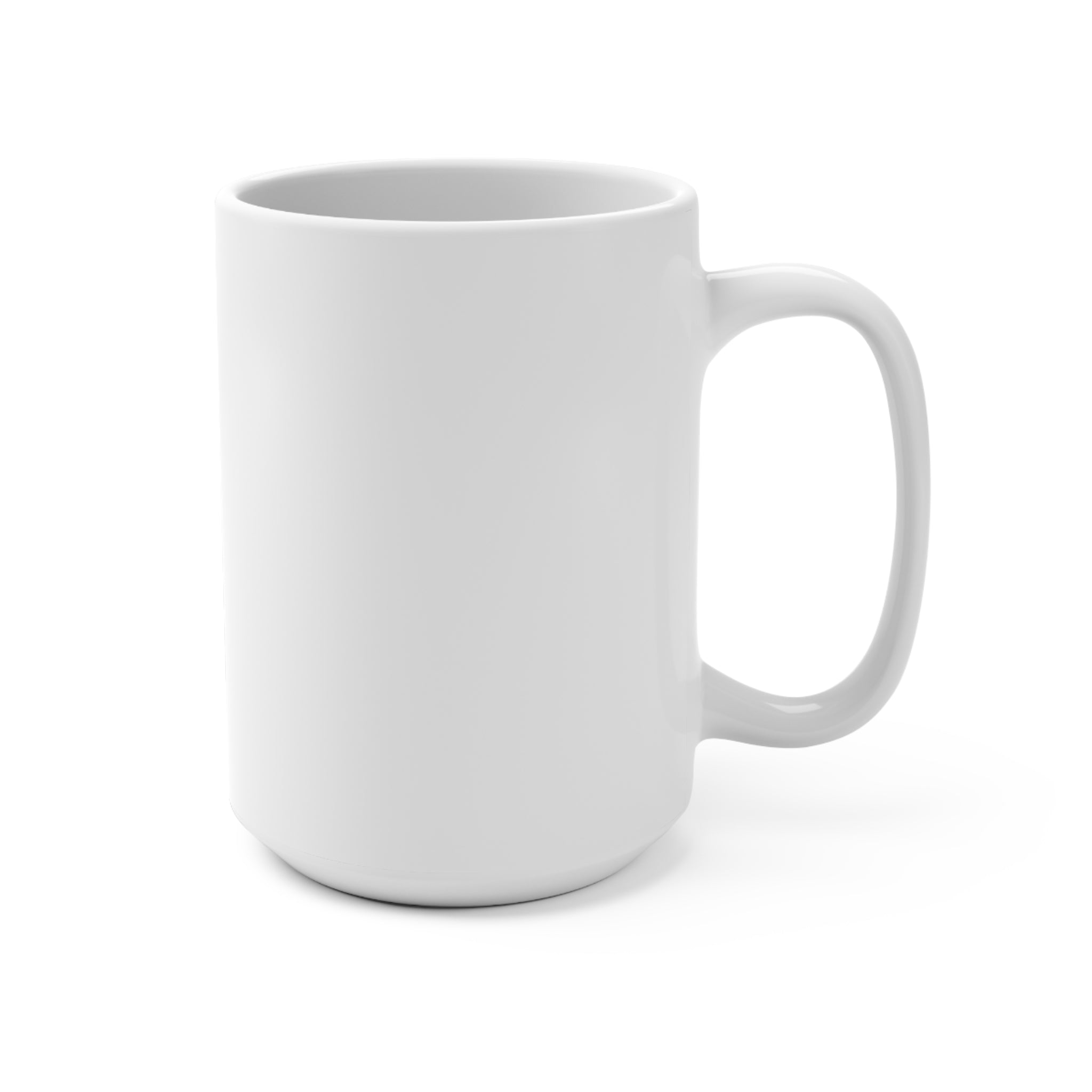 15oz Ceramic Mug - Durable White Coffee Mug