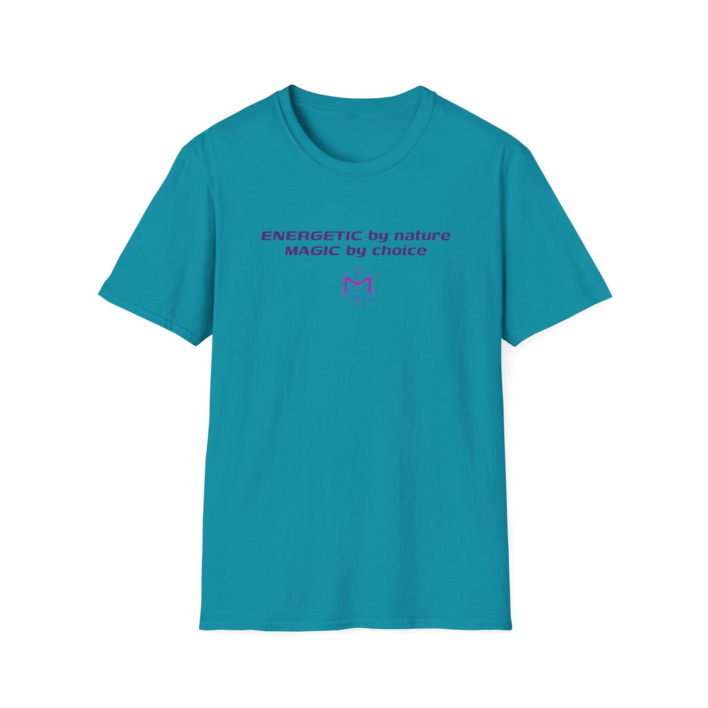 Energetic by Nature Teal Unisex Softstyle T-Shirt - Premium Cotton Comfort